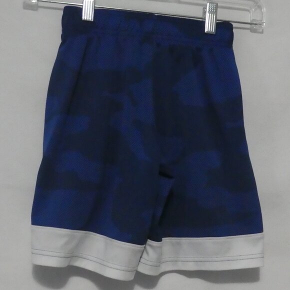 UNDER ARMOUR -Loose | youth xs - extra small | Blue Camo Exercise Shorts - Picture 2 of 14
